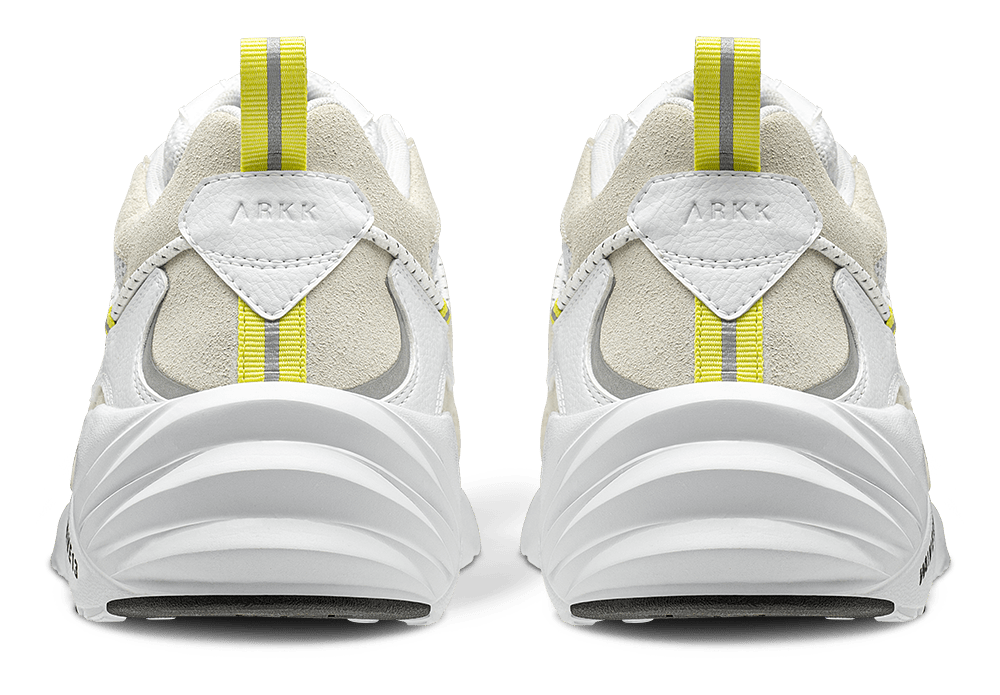 ARKK Collection Tuzon Suede W13 | White Neon Yellow | Women Tuzon